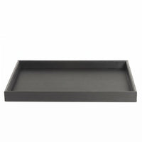 Black PU Leather Jewelry Display Tray Stackable Black Jewelry Display Tray