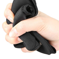 Black Gel Breast Pad Stitched Perimeter Personal Care Item Curved
