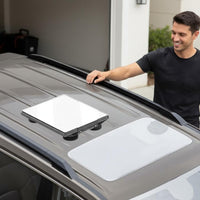 Portable Communication Dish Car Mount Transparent PC Plate Communication Internet Antenna Mount Easy Installation Vehicle Accessory for RV Owners