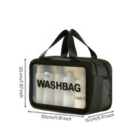 Dry Wet Separation Wash Bag Waterproof Double Layer Makeup Bag Large Capacity