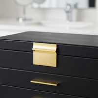 6-Layer Jewelry Box Sturdy Construction Multi-Layer Accessory Holder for Women