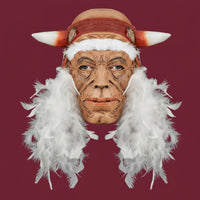 Tribal Chief Mask Realistic Design Chieftain Headgear Comfortable Fit