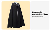 Medieval knight's Cloak Full Length Costume Apparel Riveted Collar