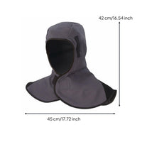 Long-Lasting Material Retardant Metalwork Hood Adjustable Fit Metalwork Hood Breathable for Welders, Industrial Workers