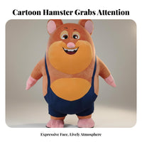 ambulatory Hamster Costume Inflatable Design character costume Outfit Full torso Coverage