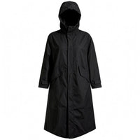 Long Hooded Raincoat Adjustable Cuffs Hooded Raincoat Full Coverage Apparel
