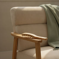 Wooden Massage Comb with Brass Pins Portable Wooden Massage Comb Comfortable for Travel