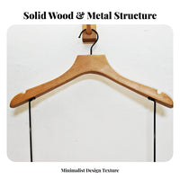 Solid Wood Swimsuit Hanger Non-Slip Wooden Swimwear Hanger Seamless Design for Clothing Shop Owners, Hotel, Showroom, Boutique