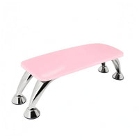 Rectangular Manicure Hand Rest Four-Legged Manicure Hand Rest Curved Metal Frame Beauty Tool