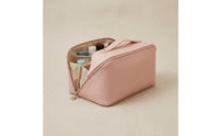 Waterproof Travel Cosmetic Bag Large Capacity Travel Makeup Bag Organized Pockets Portable Makeup Case for Jet Setters, Airplane Security, Gym