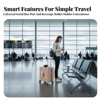 Hardside hand luggage Lightweight Luggage Organized Interior for Vacationers