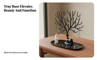 Decorative Design Horn Jewelry Tree Multi-Functional Deer Jewelry Display Stand Easy Reach Storage for Women, Girls, Bedroom, Dresser Top