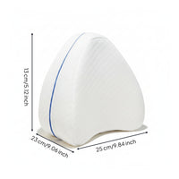 Contoured Leg Pillow Soft Leg and Knee Pillow Memory Foam for Bed, Side Sleepers