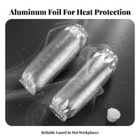2 Pieces Ignition Proof Aluminized Safety Sleeves Retardant High Temperature Safety Sleeves Long-Lasting for Blacksmiths, Welders, Forging