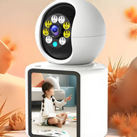 Visual Communication Device with Monitor Single-Button Door Phone for Families, Home