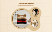 Cute Cat Ear Headband, Soft Plush, Women, Non Slip, Face Washing