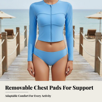 Women UPF 50+ Long Sleeve Aquatic Shirt Quick Dry
