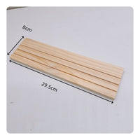 Card Slot Jewelry Display Rack Wooden Wood Earring Stand Lightweight Earring Display Stand for Boutique