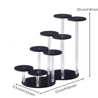 Perfume Display Stand Round Tiered Display Stand Space Saving