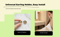 Earring Backs, 18K Gold Disc Fastener Stoppers, stable Silver Post Earring Lock, Non-Irritating, Replacement, Jewelry Making