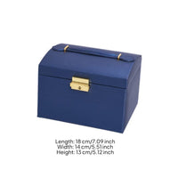 Three Layer Jewelry Box Dust-Resistant Lockable Jewelry Box Easy to Clean