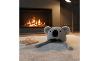 Fuzzy Koala Earflap Hat Ear Protection Koala Fuzzy Hat Warm for Parties, Outdoor