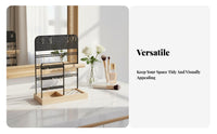 Jewelry Display Stand Modern Design Earring and Necklace Holder Earring Holder Rack with Tray Stable Base for Dressing Table