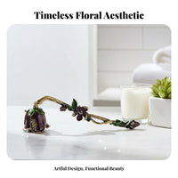 Candle Quencher Enamel Finish Dome Candle Quencher Wick Extinguishing Tool Prevents Smoke & Candle Material Spray
