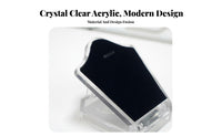 Acrylic jewelry Stand Stable Base Transparent jewelry Holder Minimalist Clear Necklace Display for Countertop, Shop Window