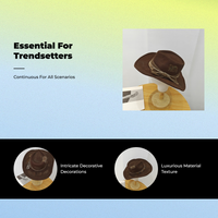 Witch Hat, Distressed Large Fedora, Cosplay Accessory