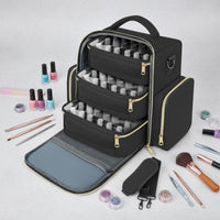 72 Bottle Nail Polish Holder Large Capacity Nail Polish Storage Bag