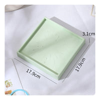 Square Jewelry Display Tray Recessed Top Band Display Tray Textured