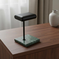 Green Marble Base Watch Stand Luxury Design for Dressing Table, Closet