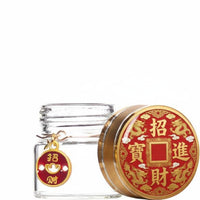 Gold Bean Savings Bottle Creative Home Decor Clear Currency Saving Jar