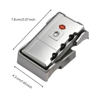 Luggage Lock Replacement, Universal Suitcase Combination Lock, protected Clamp for Travel Cases, Utility Box, Drawer