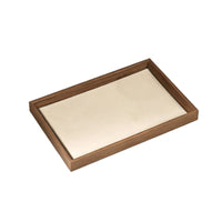 Walnut Display Tray Minimalist Design Wooden Jewelry Tray Sturdy and Stable Household Storage for Retail Store, Boutique, Dressing Table