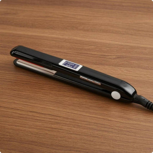 360-Degree Rotating Cord Sonic Hair Repair Straightener Adjustable Cold Flat Iron Clamp Style Sonic Flat Iron Display Window