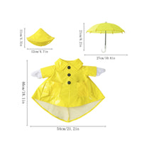 Raincoat Goose Costume Weather Resistant Waterfowl Costume Set Easy to Put On