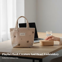 Small animal design Handbag Cute designs Tote Bag Reusable for School, outing, Students