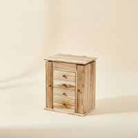 Jewelry Box with Drawers Compact Desktop Vanity Organizer Decorative for Women