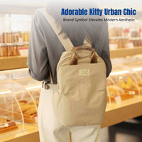 Soft Nylon Backpack, medium size, ergonomic pressure relief, durable, urban casual travel
