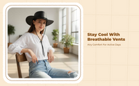 Women's Sun Hat, Wide Brim, UPF 50+, Breathable, Outdoor