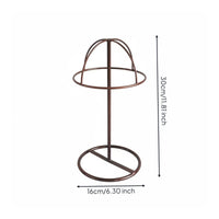 Metal Hat Display Stand Vertical Support Iron Hat Stand Freestanding