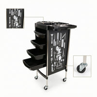 Salon Tool Trolley Cart Multi Layer Hairdressing Trolley Cart with Wheels for Hair Salons