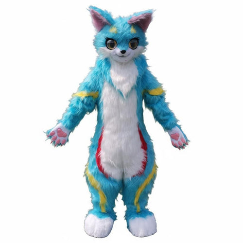 sapphire canine Character Outfit Walkable Furry Suit Anime design for Promotional Events