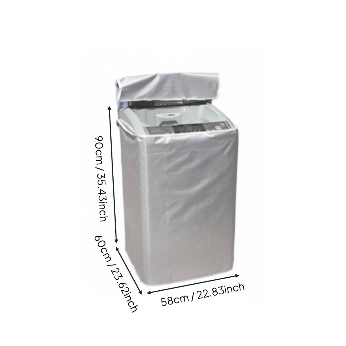 Washing Machine Cover Waterproof Appliance Accessory Dustproof for Outdoor