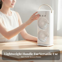 Oscillating Function USB Air Cooler Humidifier 3 Speed Settings Portable Misting Fan Compact Design for Office, Bedroom, Dorm Room