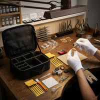 Carrying Case with Foam Dividers Adjustable Jewelry Testing Kit Comprehensive