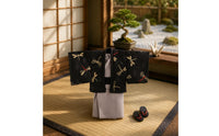 Doll Kimono Outfit Wide Sleeves Doll in Kimono Attire Outfit Wooden Sandals Toy Clothing