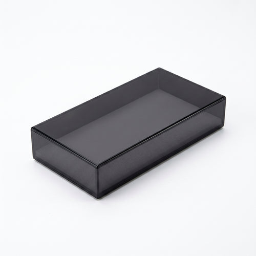 Hard-Shell Eyelash Case Flat Lid Easy to Find Acrylic Eyelash Storage Box